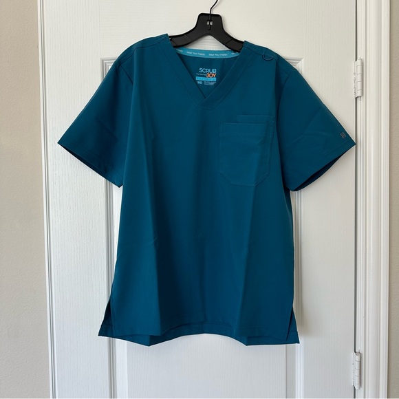 Scrub Joy fit for all unisex scrub top - Picture 1 of 3
